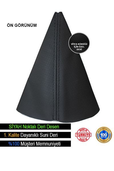 YUNHAT Opel Insignia 2008-2013 Black Leather White Sports Stitched Gear Shift Gaiter