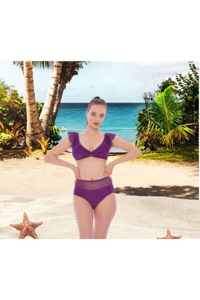 Shopiolog Σετ μπικίνι με φιόγκο με λεπτές τιράντες