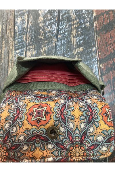 Street Bag Ethnic Authentic Bohemian Multi-Pocket Wallet Daily Travel Use