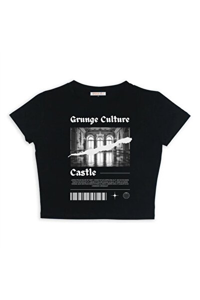 Touz Черно късо потче - с принт Küt Küt Grunge Culture