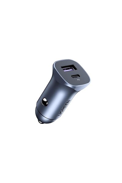 Ugreen Pd 30w 22.5w Type C Usb Alüminyum Araç Çakmaklık Şarjı