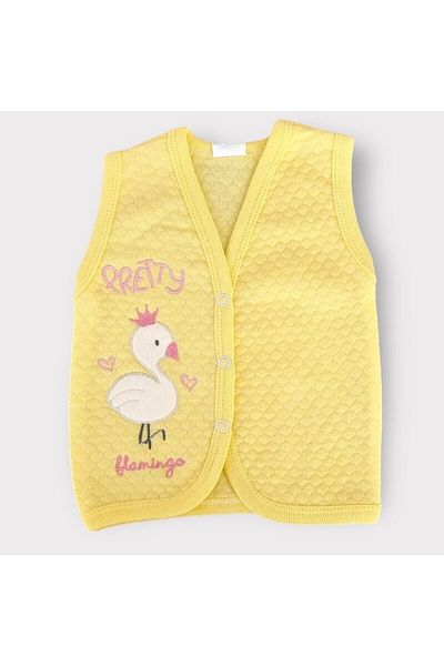 morwind Baby Girl Vest Organic 100% Cotton Quilted Vest