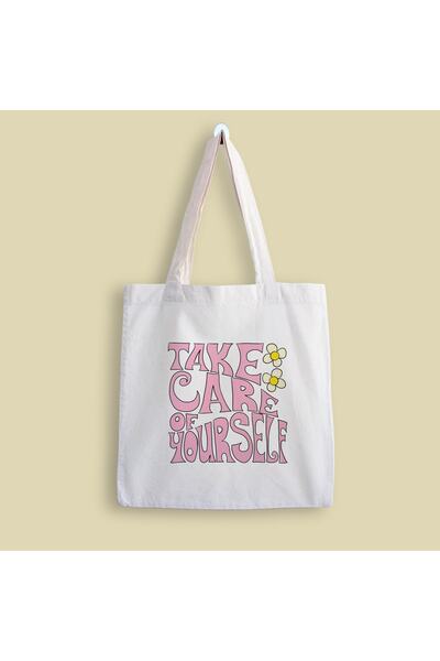 designedfy Φροντίστε τον εαυτό σας τυπωμένη υφασμάτινη τσάντα