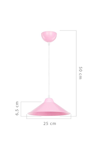 AG LightDesign Pembe Sarkıt Avize Çocuk Odası Salon Mutfak Koridor Yatak Odası Lamba