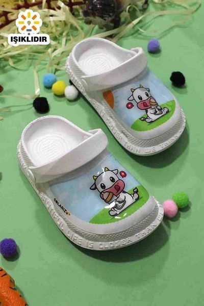 solariz Daily Orthopedic Lighted Non-Slip Sole Beach-Sea Children's Sandals Slippers
