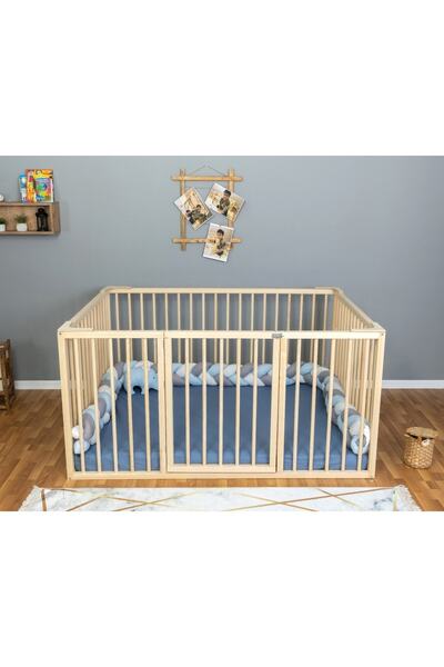 woodandmontessori Montessori Yatak Çocuk Yatağı Doğal Ahşap Yatak