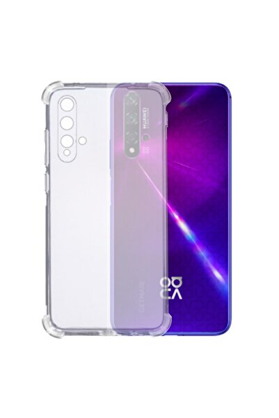 KZY İletişim Huawei Nova 5T ile Uyumlu Kapak Kamera Korumalı Antişok Airbag K...