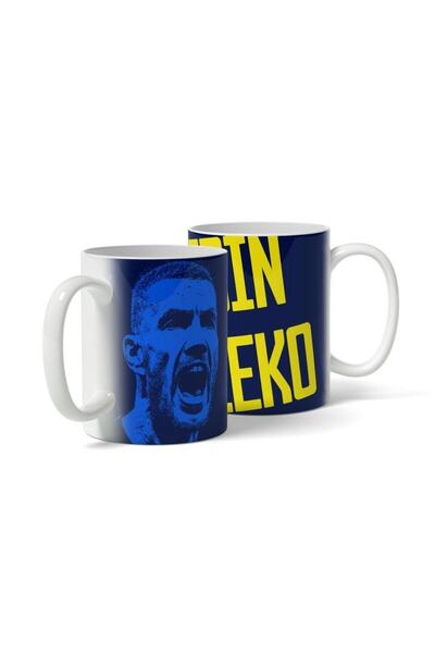 offside Edin Dzeko Navy Blue - Yellow Printed Mug