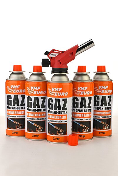 remtas Vmf Eurogaz Kamp Ocak Gazı Valfli Kartuş Pürmüz Seti Pro 6'lı