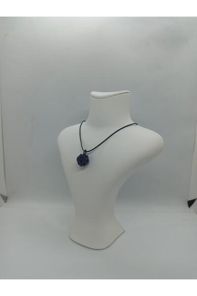 Sam Ball Cevşen Necklace / Handmade Crystal Bead Knitted /