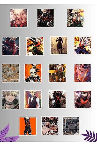 animeandyourworld Bakugou katsuki18 adet fotokart 9*6 cm kesilmiş hd kaliteli...