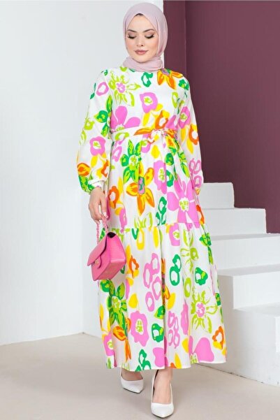 benguen Φούξια 450 Φόρεμα Hijab με σχέδια