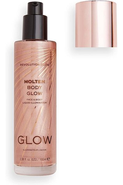 Revolution Molten Body Glow Liquid Illuminator Rose Gold