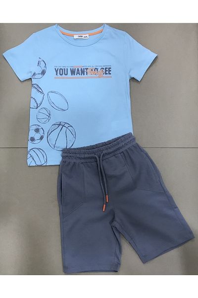 Çikoby Boys You Want to See Shorts Suit