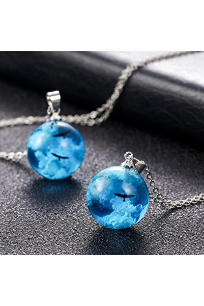 Sky Sphere Cloud Necklace Love Necklace