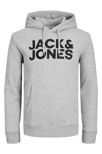Jack & Jones Pullover Hoodie Sweater Pullover JJECORP LOGO SWEAT HOOD Kapuzenpullover Großer Druck