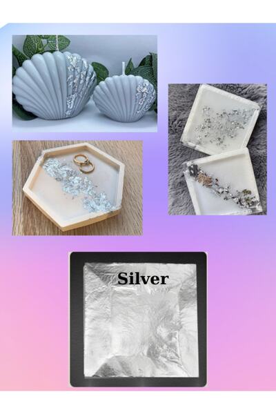 Sirius Hobi Yaprak Varak Epoksi - Mum - Sabun-Gypsum Alçı 5 adet