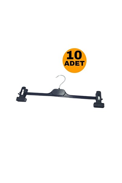 ZIKZAK 10'lu Plastik Mandallı Pantolon Etek Askısı 38 Cm.