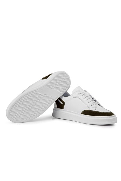 Ducavelli Tarona Men's Genuine Leather Sneaker, Lace-Up Sneaker, Genuine Leather Sneaker, Men's Sneaker