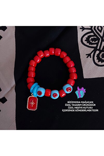 bizizmoda Glass Basement Bead Charm Murano Evil Eye Bead Bracelet Evil Eye Be...