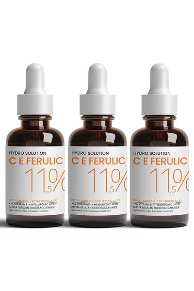 PROCSIN Hydro Solution C E - 10% Vitamin C and 0.5% Brightening Ferulic Acid 3 Pack 30 ml X3
