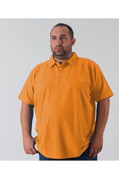 rood Unisex Large Size T-shirt POLO NECK