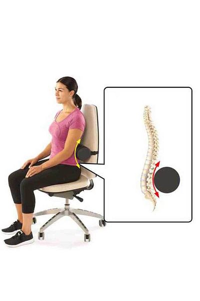 RevuBaby Orthopedic Chair Pillow Roller Lumbar Support Cushion Car Neck Pillow