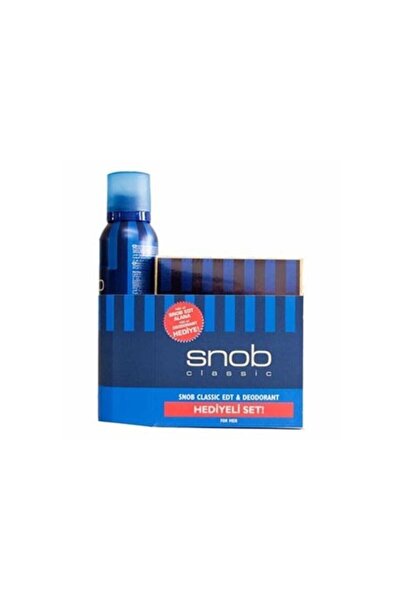 Snob Snop Classic Edt 100 ml Erkek Parfümü  +Snop Deodorant 150 ml