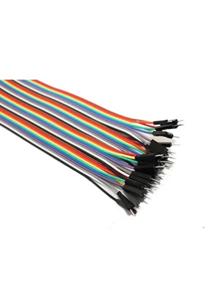 Arduino Ar-090 20cm 40lı Jumper Kablo Erkek Erkek