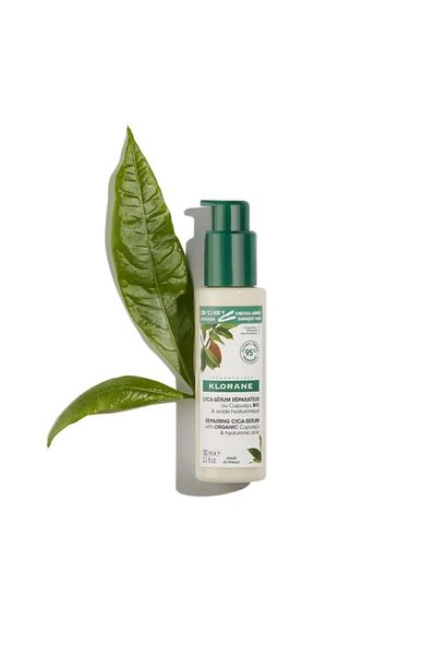 Klorane 100 ml Hair Repair Cica Serum - Containing Organic Cupuaçu Extract and Hyaluronic Acid