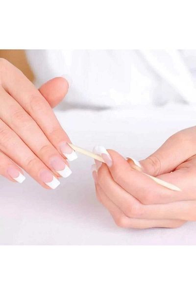 KİRPİKÇİSHOP MANICURE ORANGE Sticks [WOODEN MEAT PUSHER 50 PIECES