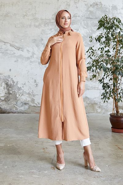 InStyle Lure Hooded Abaya - Camel