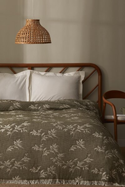 Karaca Home Almira Double Jacquard Pike 200x220 Cm Khaki
