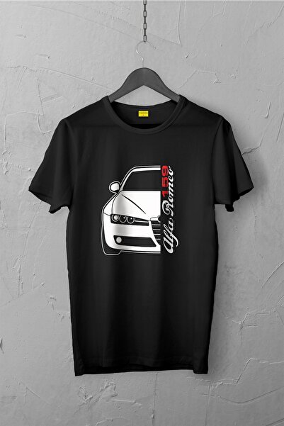 Tospikten Тениска Alfa Romeo 159 Design, Унисекс Премиум, Не се напуква и не ...