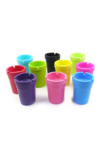 YDGR Koku Yapmaz Yuvarlak Plastik Küllük (İçine At Sönsün)