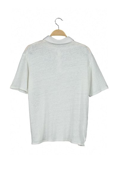 MANGO Man Weißes T-Shirt mit Polokragen für Herren77070501