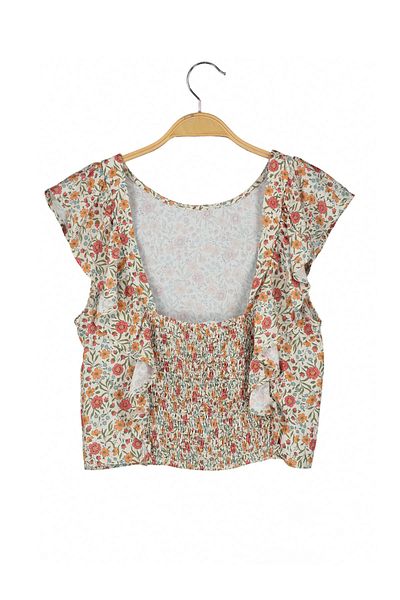 MANGO Kids Off White Bustier
