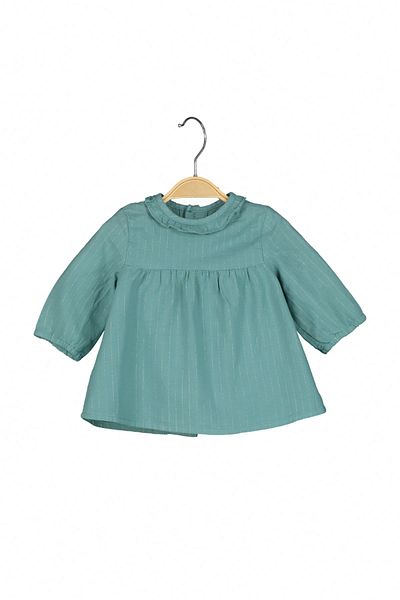 MANGO Kids Baby Mint Πράσινο Φόρεμα