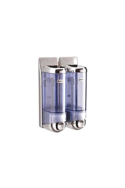 REYKA HİJYEN 250 ml Hazneli Çiftli Krom Sıvı Sabun-şampuan-duş Jeli Dispanser...
