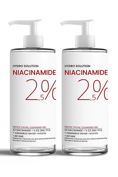 PROCSIN Hydro Solution 2% Niacinamide + 0.5% Zinc PCA 2-Pack Cleansing Gel Pack 200 ML x2