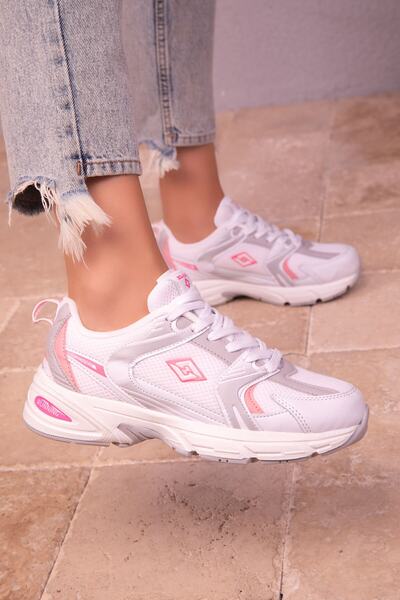 SOHO White-Powder Women's Sneakers 18285