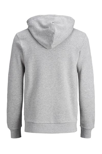Jack & Jones Ανδρικό φούτερ - Jjecorp Old Logo, Hood Noos, Light Grey Melange, REG FIT - 12137054