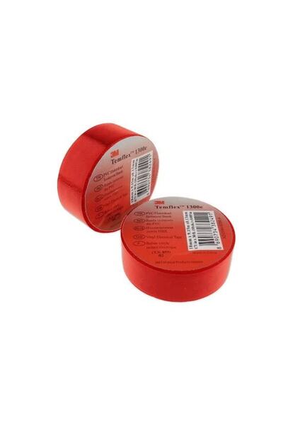 3M Temflex Elektrik Bantı Izole Bant 10 Adet (kırmızı)