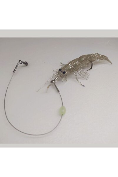 ALDOS Karides Sahte Silikon Shrimp Balık Yemi Silikon Karides 7,62 cm 6,5 gr