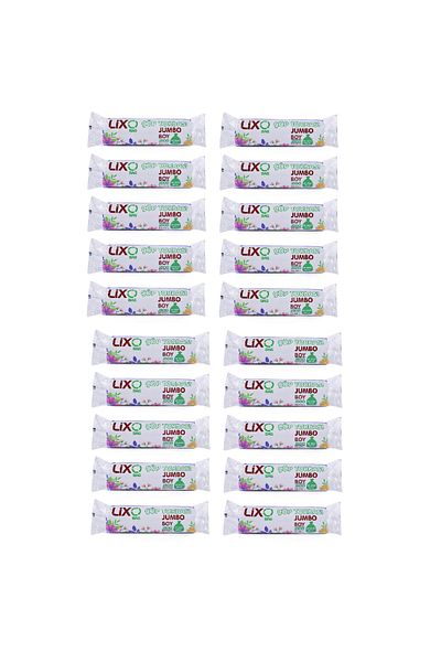 LİXOBAG J-500 Jumbo Size Garbage Bag 80x110 Cm 10 Pieces Rolls * 20 Packs = 200 Pieces Black