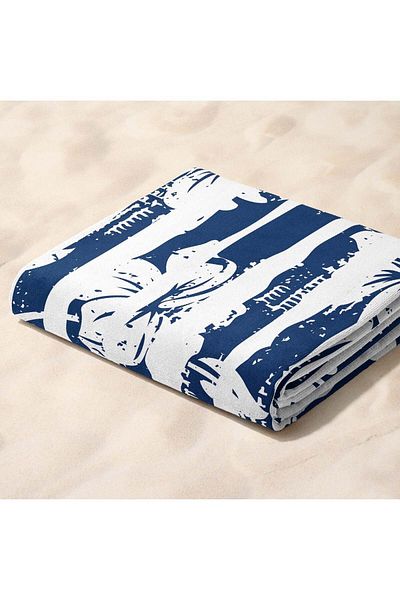 The Lucid Lab Πετσέτα παραλίας Blue Hawai - Microfiber