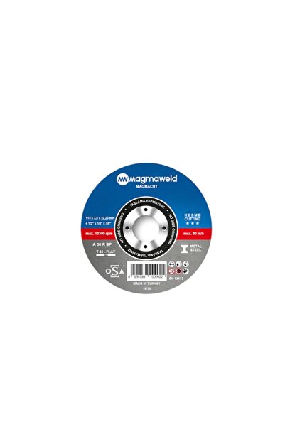 Magmaweld Magmacut Kesme Taşı Düz 115 X 3.0 X 22 mm - 1 Adet