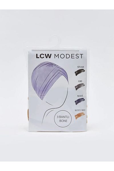 LC Waikiki Καπό Hijab 3 ρίγες - Γυναικείο