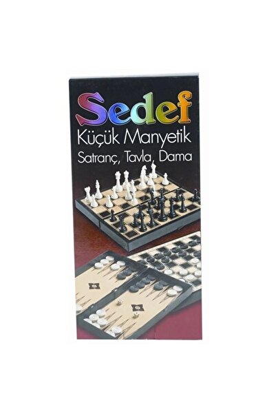 Genel Markalar Küçük Manyetik Satranç (satranç Tavla Dama)