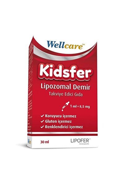 Wellcare STD Wellcare Kidsfer Lipozomal Demir Damla 30 ml Gıda Takviyesi ( TE...